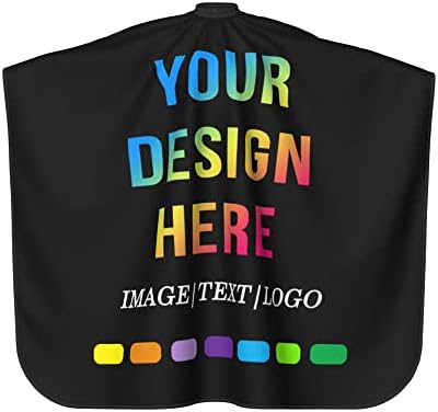 Barber Cape Hello Girl Gorgeous Glitters Eyelash Salon Apron Hair Cutting Cape Barbershop Kits For Women 55''X66'' - Image 3