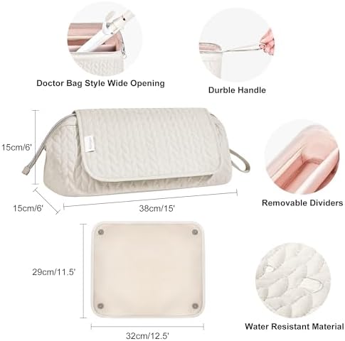 KarSyon Hair Tools Travel Bag with Hot Tool Mat 2 in 1 Organizer Bags - Image 5