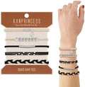 KANPRINCESS 5Pcs Boho Hair Tie Bracelet, Elastic Ponytail Bands for Women by KANPRINCESS
