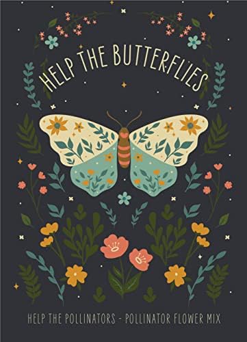 Bentley Pollinator Wildflower Mix, 25 Non-GMO Non-Coated Packets for Garden Planting, Help Butterflies and Pollinators, Beautiful Gift - Image 3