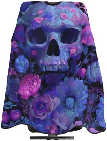 Skull Vintage Hair Cutting Barber Cape Hair Salon and Dyeing Styling Cloth for Women/Men by Luirioe