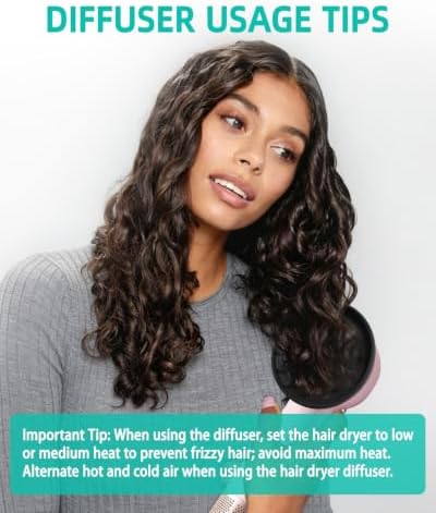 Magnetic Diffuser for L'ANGE HAIR Axia HaloRing Ionic Hair Dryer - Image 2