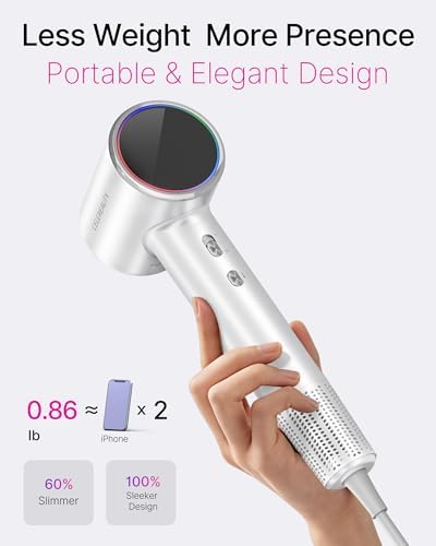 High-Speed Ionic Hair Dryer with Diffuser, 110k RPM Fast-Drying Blow Dryer - Image 6