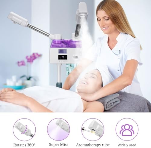 Professional 2 in 1 Facial Steamer, Esthetician Steamer with Hot & Cold Mist, Face Steamer for Facial Deep Cleaning, Facial Steamer for Home Beauty Salon Spa - Image 6