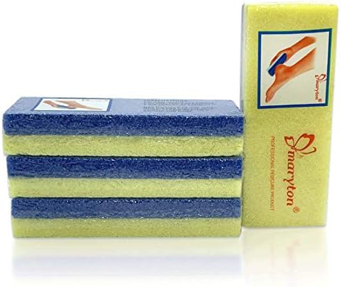 Maryton Foot Pumice Stone for Feet Hard Skin Callus Remover and Scrubber (Pack of 4) (Yellow) - Image 6
