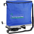 25lb Bag Seed Spreader with Waterproof Bag, Blue by Zipcase