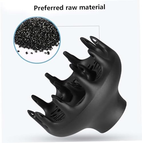 Hair Diffuser Universal Hair Dryer Diffuser Attachment Blow Dryers Diffuser for Curly Wave Thick Hair Black blow dryer diffuser - Image 5