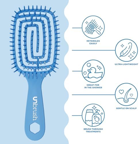FHI Heat UNbrush Flex Detangling Brush - Ultra Flexible Hairbrush - Image 6