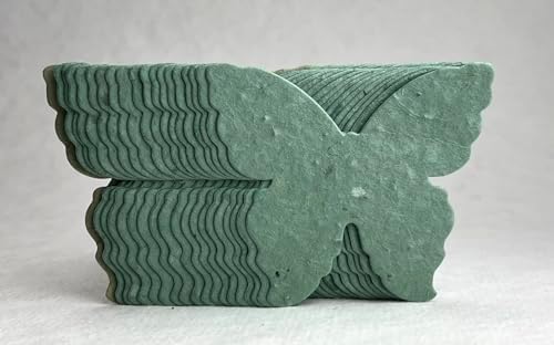 Wildflower Seed Paper Butterfly Shape - Large 3" - Set of 24 (14s Green Lotka) - Image 2