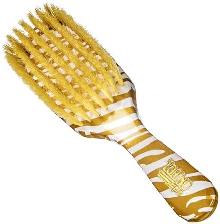 Torino Pro Wave Brush #253-7 Row Soft bristles Shower brush -100% Pure Boar Bristles - Great for laying down your 360 Waves by TorinoPro
