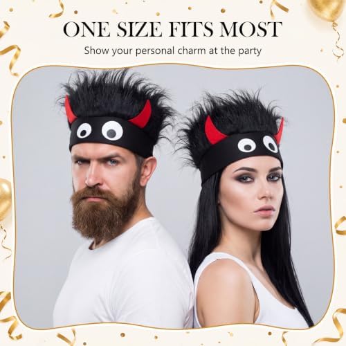 Crazy Wig Hairy Headband Hat - Image 6