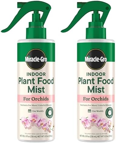 Miracle-Gro Indoor Plant Food Mist for Orchids, 8 fl. oz., 2 Count (Pack of 12) by Unknown