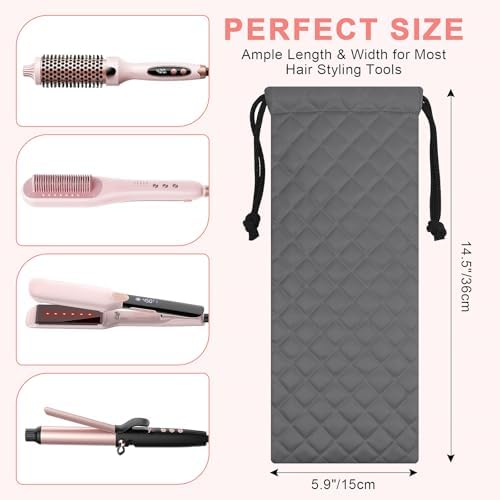 Professional Heat Resistant Hot Hair Tools Organizer Cover Bag - Image 5