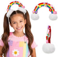 Rainbow Butterfly Flower Hair Clip Kit Crazy Hair Day by Wavyknot