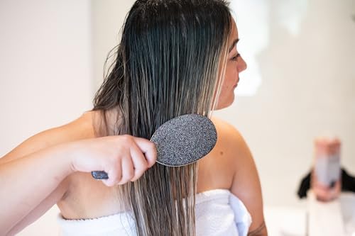 FRAMAR Glitter Hair Brush Detangler, Detangling Hairbrush For Women – Black - Image 6