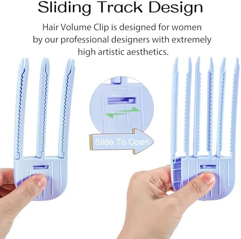 Volumizing Hair Clips for Women 2PCS, Hair Volume Clip Styling Tools Volumizing Comb for Fluffy Bangs Clips for Root Lift, Root Booster Clips - Image 2