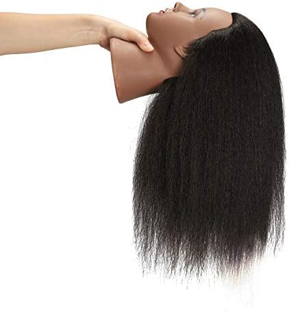 Hairingrid Mannequin Head 14"-16" 100% Real Hair Training Manikin Head - Image 4