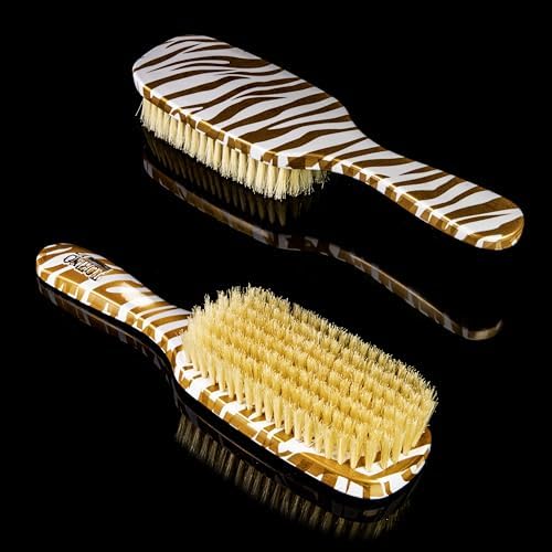 Torino Pro Wave Brush #253-7 Row Soft bristles Shower brush -100% Pure Boar Bristles - Great for laying down your 360 Waves - Image 6