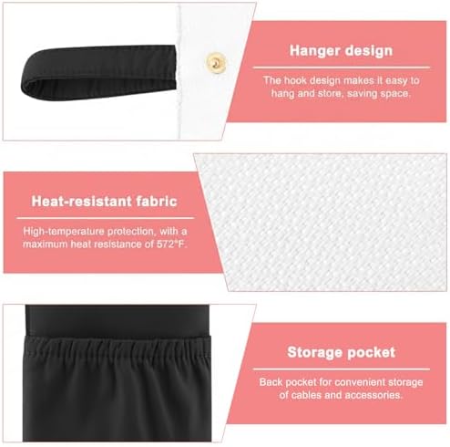 Hot Tools Travel Bag, 2-in-1 Heat Resistant Holder & Mat for Hot Tools - Image 4