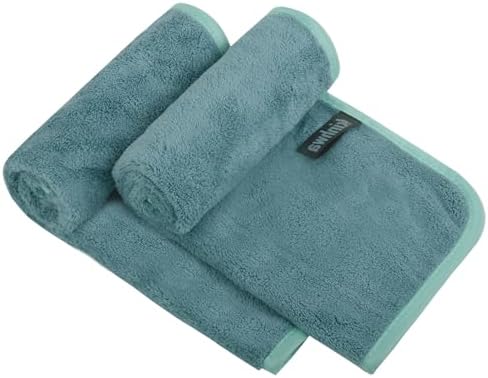 KinHwa Bathroom Hand Towels, Microfiber Face Towels, 11x20 Inch, 2 Pack by KinHwa