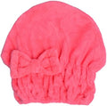 HOPESHINE Microfiber Hair Towel Cap for Women Wet Short or Long Curly Hair Super Absorbent Quick Dry Turbans Anti Frizz Great Gift for Women and Girls (Rose red, 1) by HOPESHINE