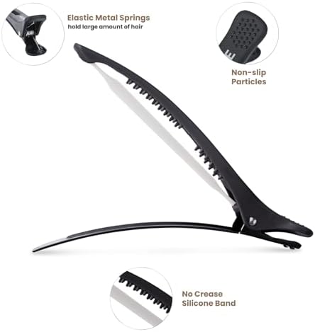 AIMIKE Neutral Hair Clips for Styling Sectioning, Duckbill Clips for Women - Image 2
