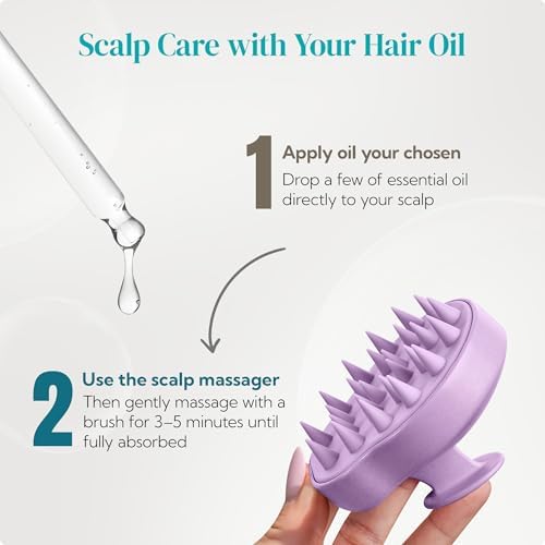 HEETA 2-Pack Large Scalp Massager Scrubber Shampoo Brush for Hair Growth - Image 6