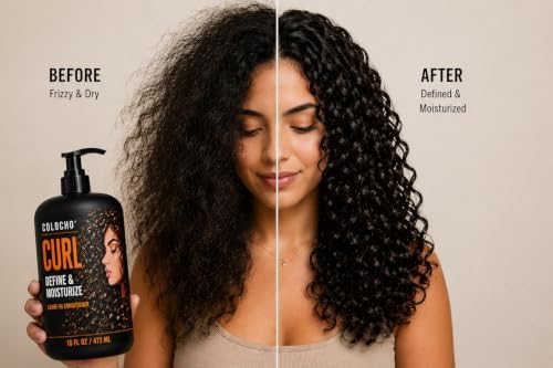 Colocho Leave In Conditioner for Curly Hair, Hydrating Curl Cream, 16 oz - Image 2