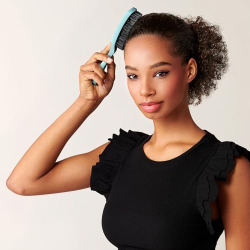 Diane Nylon Reinforced Boar Bristle Curved Smoothing Hair Brush for Women - Image 3