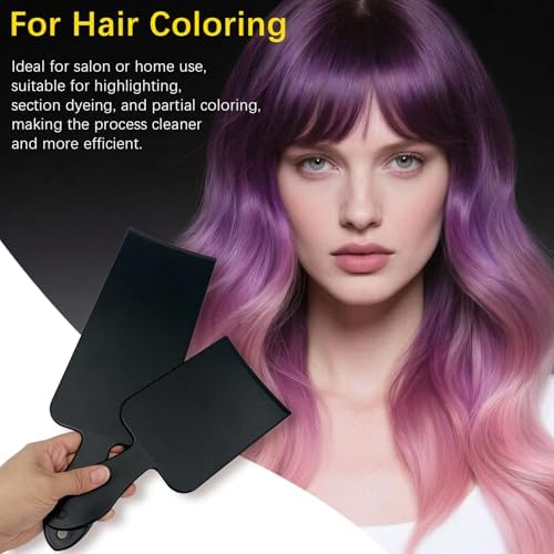 2PCS Balayage Paddle & Highlighting Boards – Long & Short Hair Dye Foil Boards for Coloring, Bleaching & Precision Hair Salon Tools - Image 5