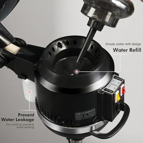 Artist hand Professional Hair Steamer for Deep Conditioning, Height-Adjustable Standing Hair Steamer with Timer, Hairdressing Care Hood Color Processor Beauty Salon Home - Image 2