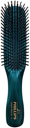 Phillips Brush Light Touch 6 Detangling Hair Brush, Full Size Emerald Green by PhillipsBrush