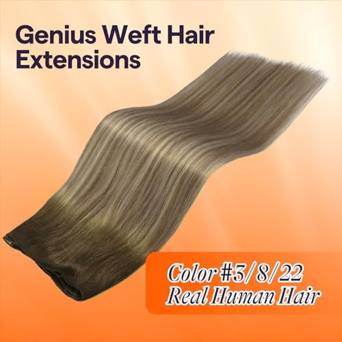 Full Shine Hand Tied Weft Extensions Human Hair for Women 14 Inch 50g - Image 2