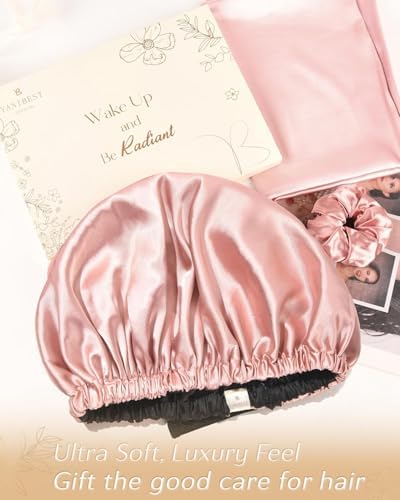 YANIBEST Adjustable Satin Bonnet to Reduce Frizz, Silk Feeling Hair Wrap - Image 6