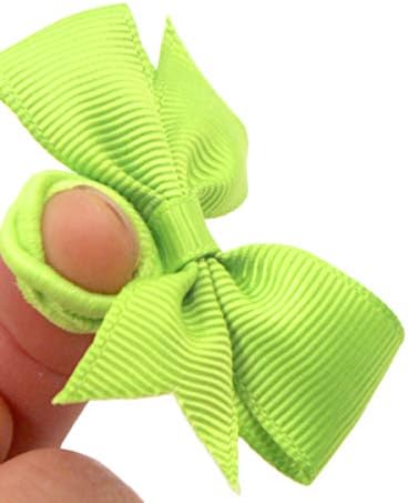 CÉLLOT Baby Hair Ties with Bows,50pc 2 inch Baby Hair Bow Ponytail Holders - Image 5