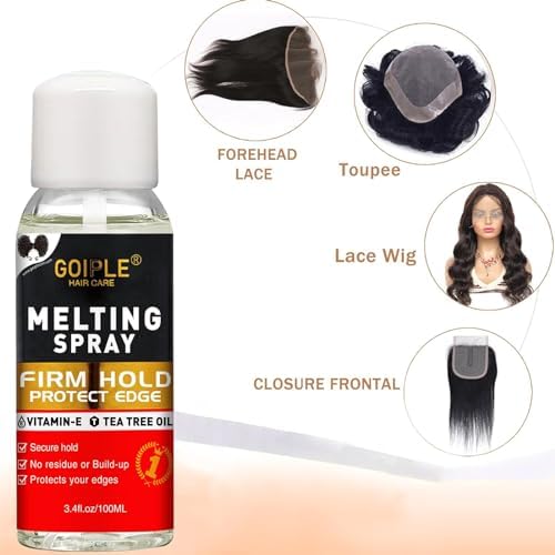 Lace Glue Kit Complete Set with Lace Tint Mousse, Lace Melting Spray Wig Glue for Women's Wigs and Hairpieces - Wig Installation Kit & Tape in Extension Rmover & Cap (Dark Brown) - Image 5