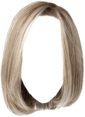 Raquel Welch Longing For London Luxurious Mid-Length Bob Cut Wig, Black Label Human Hair Collection by Hairuwear, Average Cap, RH612SS Shaded Champagne by Unknown