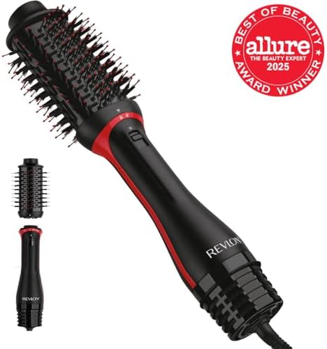 REVLON One-Step Volumizer Plus Hair Dryer and Styler, 2.4 in Barrel, Black - Image 2