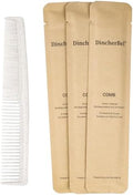 Hair Combs Bulk, 50 Pack Disposable Wheat Straw Combs by DincherBel
