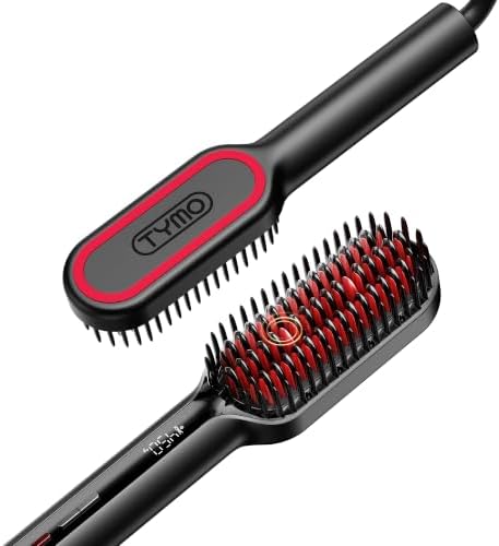 TYMO Hair Straightener Brush - Ionic Mini Straightening Brush for Women by TYMOFashionTech