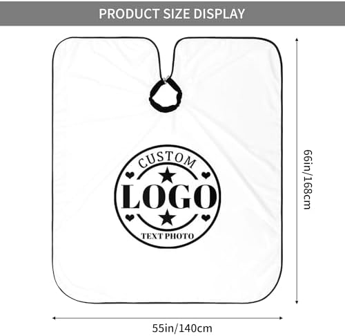 Custom Barber Cape Customized Haircut Capes Logo Text Photo Salon Hairdressing Apron for Home and Barbershop - Image 5