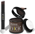 Sevich Hairline Powder 10g with Brush, Instantly Conceals Hair Loss & Thinning & Gray, 48H Waterproof Root Touch Up Powder, Natural Hair Shadow Toppers for Women & Men, 1 Box = 2.5 Boxes,Dark Brown by SEVICH