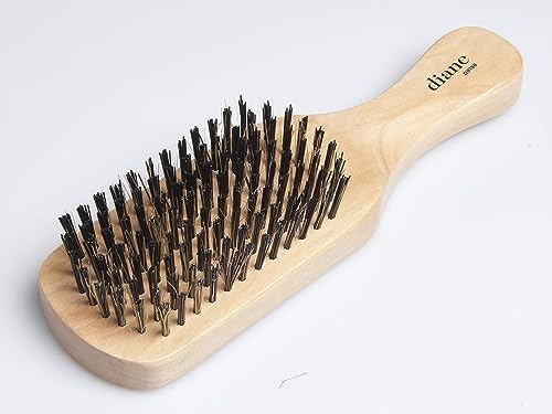 Diane Reinforced Boar Bristle Club Wave Brush for Men and Barbers – Hard Bristles for Thick to Coarse Hair – Use for Detangling, Smoothing, Wave Styles, Restore Shine and Texture (Pack of 2) - Image 7