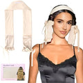 Sleepie tie Heatless Hair Curlers Overnight,No Heat Hair Curlers to Sleep in, Soft Ribbon Wrap for Long Hair, Heatless Curling Rod Headband Set for Long Hair(White) by Foaryoer
