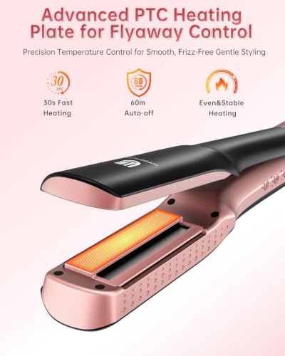 Wet to Dry Hair Straightener & Dryer, 2-in-1 Air Styler Infrared Care - Image 4