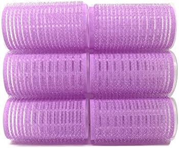 Medium Colors Self Grip Hair Rollers 6PC - Image 3