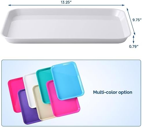 JMU White Dental Procedure Trays Flat Trays Size B 13.25" X 9.75" - Image 4