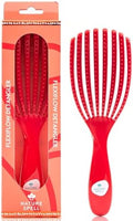 Nature Spell FlexiFlow Detangling Hair Brush, Flexible Strands, Red by NatureSpell