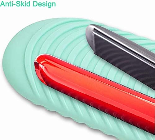 Heat Resistant Mat for Curling Iron, Silicone Flat Iron Mat & Holder for Counter, Portable Travel Curling Iron Mat & Pocket for Hot Hair Styling Tools - Image 3