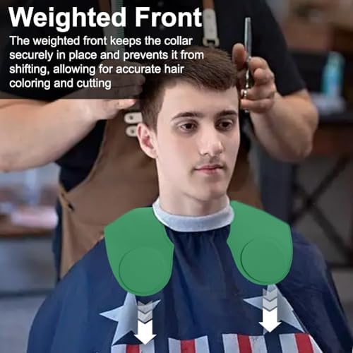 Silicone Hair Cutting Guide Collar - Waterproof Cutting Mat for Hair Stylist - Hair Cutting Cape - Image 6
